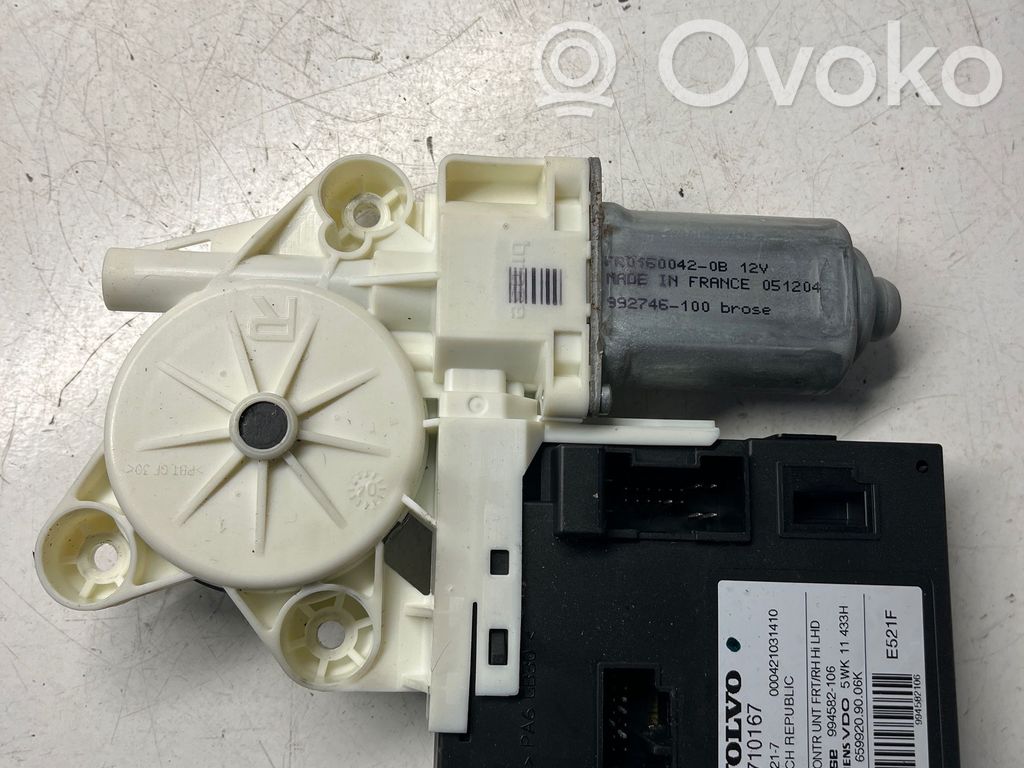 Volvo V50 Silnik regulatora szyby drzwi przednich 