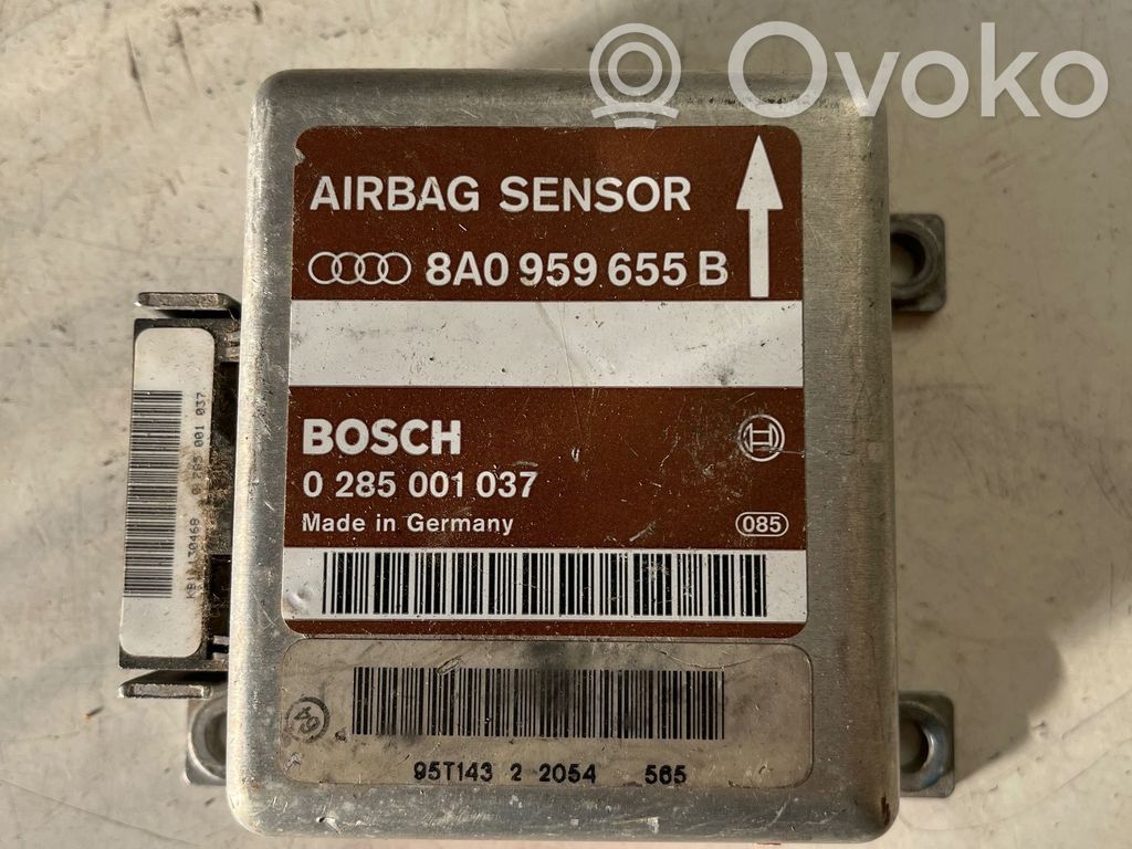 Airbag control unit/module   8A0959655B,0285001037,95T14322054