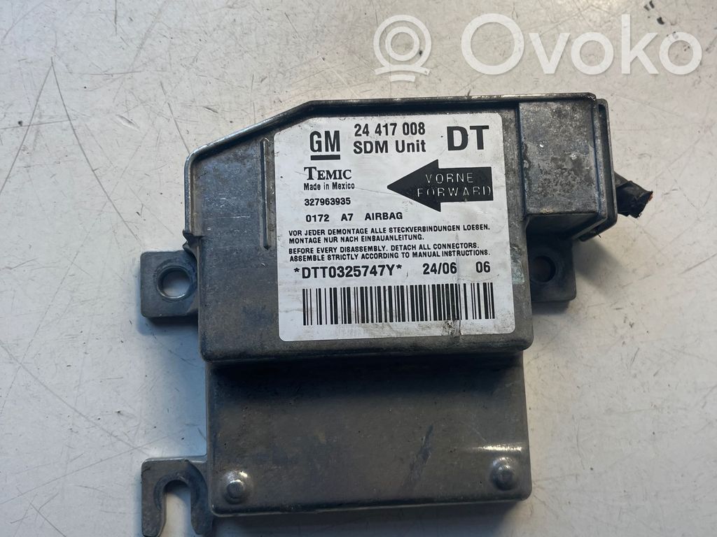 Opel Combo C Airbag control unit/module 