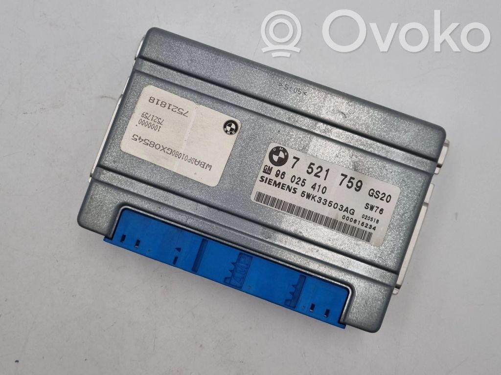 BMW 5 E39 Sterownik / Moduł skrzyni biegów 