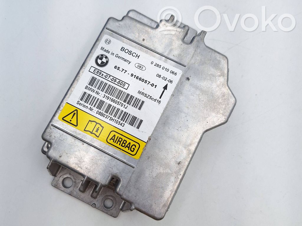 Module de contrôle airbag   31916605701J,9166057,0285010066,65779166057