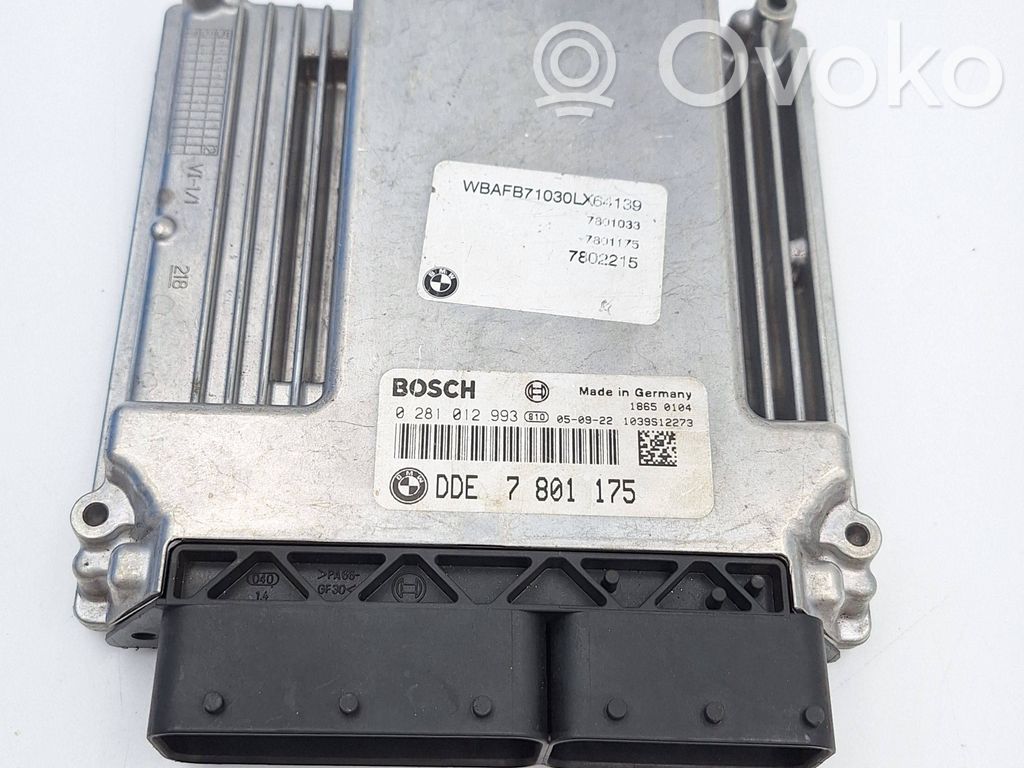 Engine control unit/module   7801175,13617801175,7804340,0281012993,1039S12273,13617799857,13617804340,7799857