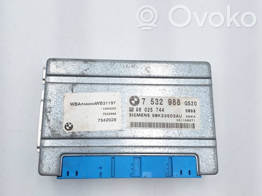 Module de contrôle de boîte de vitesses ECU   7532988,96025744,5WK33503AU,24607532988