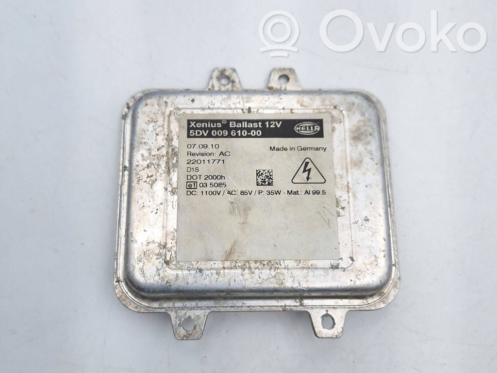 Headlight ballast module Xenon   009610,5DV009610,5DV00961000,22011771