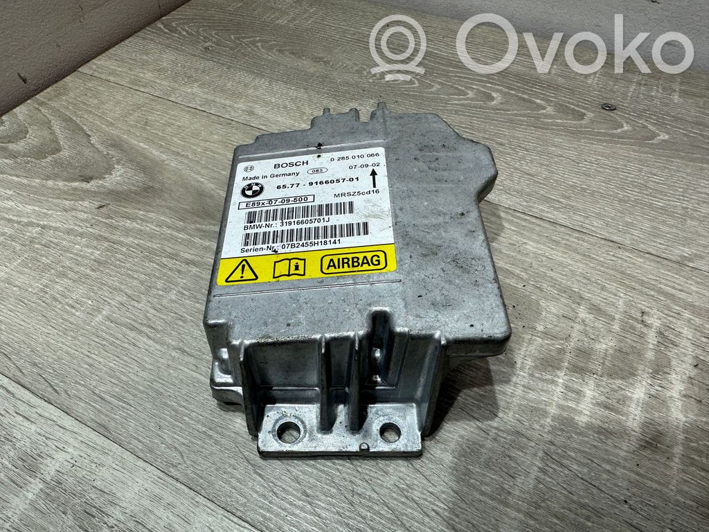 Airbag control unit/module   9166057,31916605701J,0285010066,MRSZ5C016