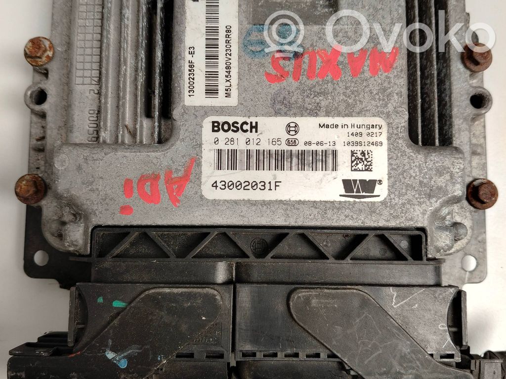 Engine control unit/module   0281012165,43002031F