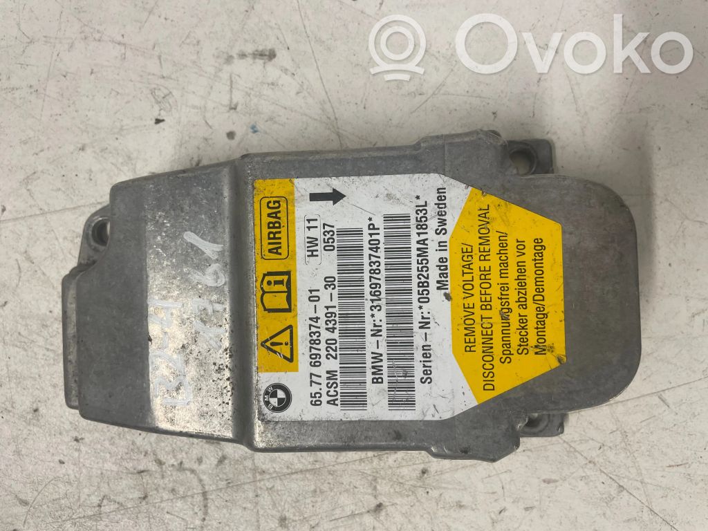 Turvatyynyn ohjainlaite/moduuli   6978374,220439130,31697837401P,05B255MA1853L