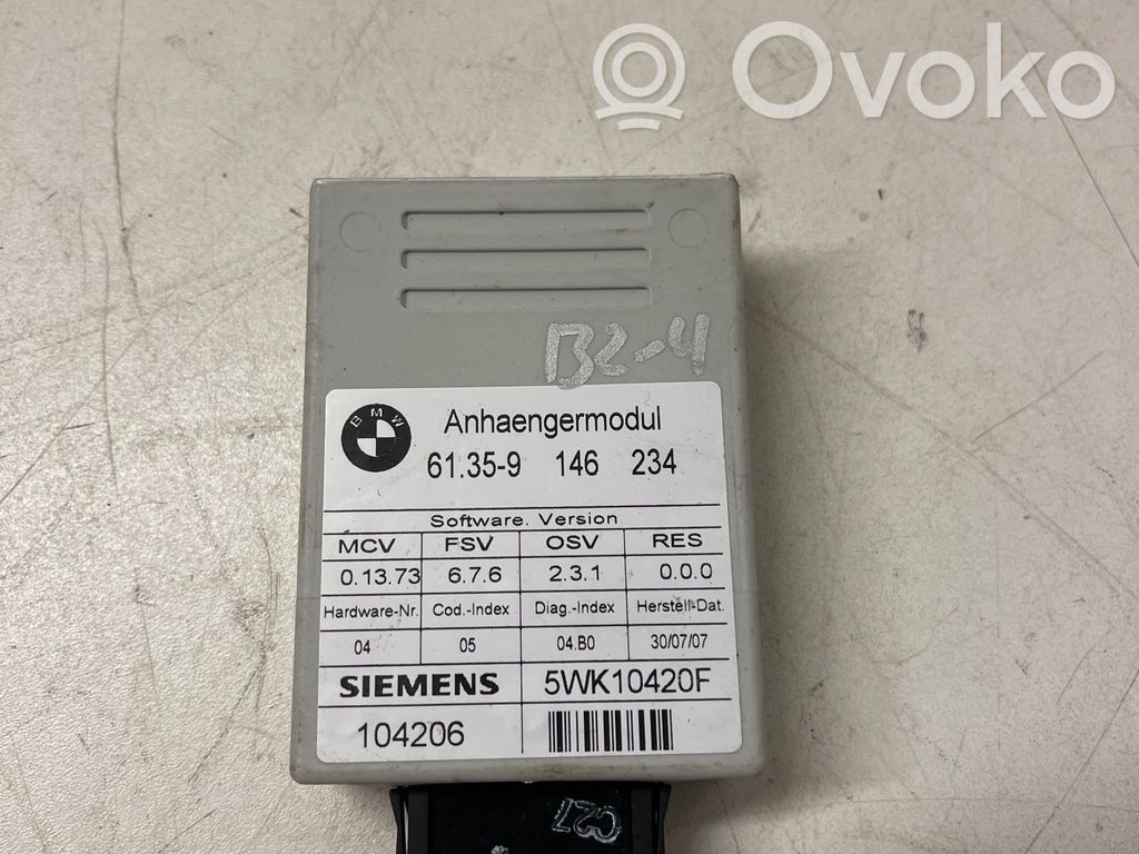 BMW 3 E90 E91 Tow bar trailer control unit/module 
