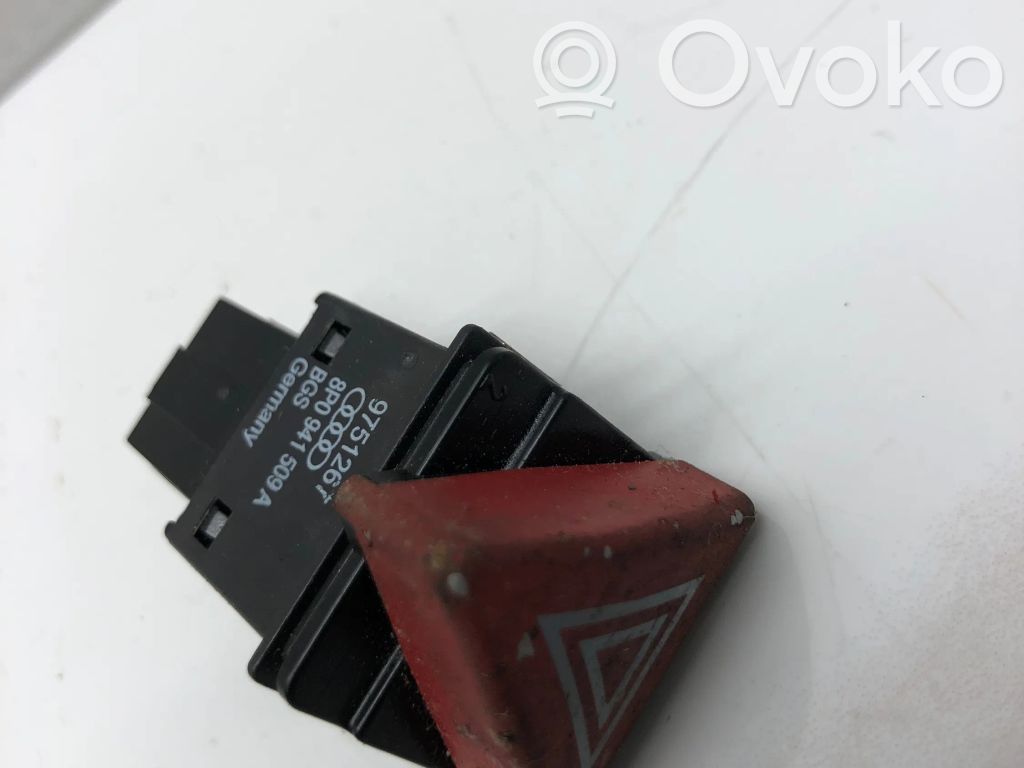 Audi A3 S3 8P Botón interruptor de luz de peligro 