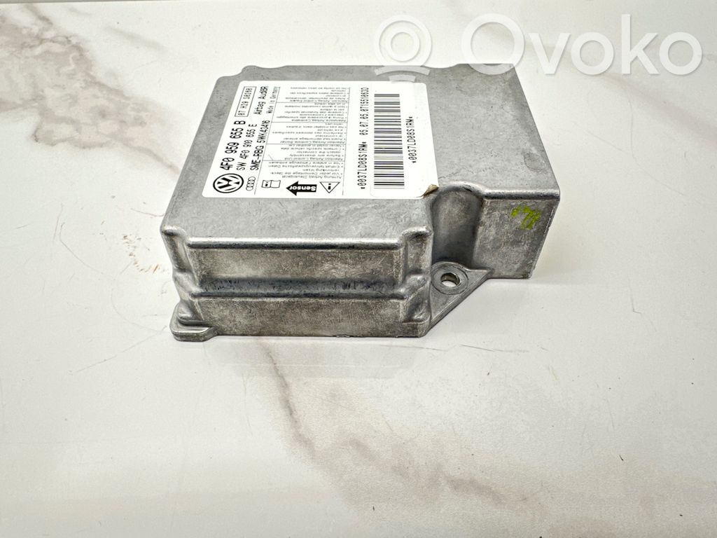 Airbag control unit/module   4F0959655B,4F0910655E,07H29S0260,0037LD08S1RM,5WK43416