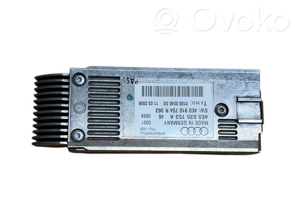 Audi A4 S4 B7 8E 8H Voice control module 