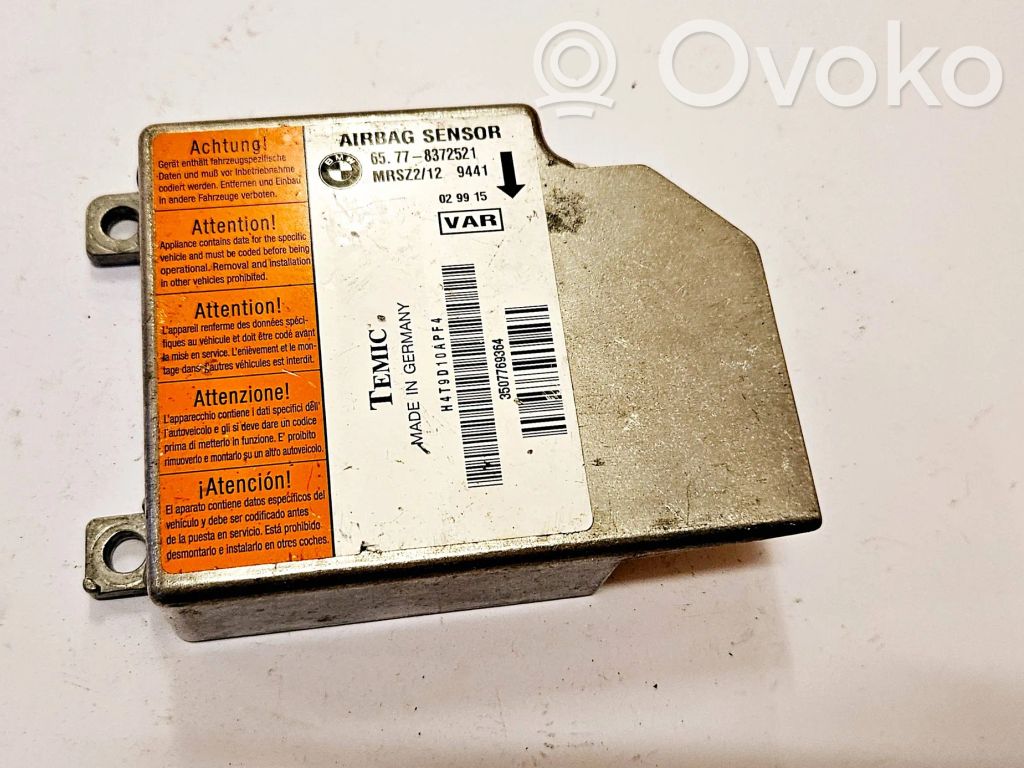 Airbag control unit/module   65778372521