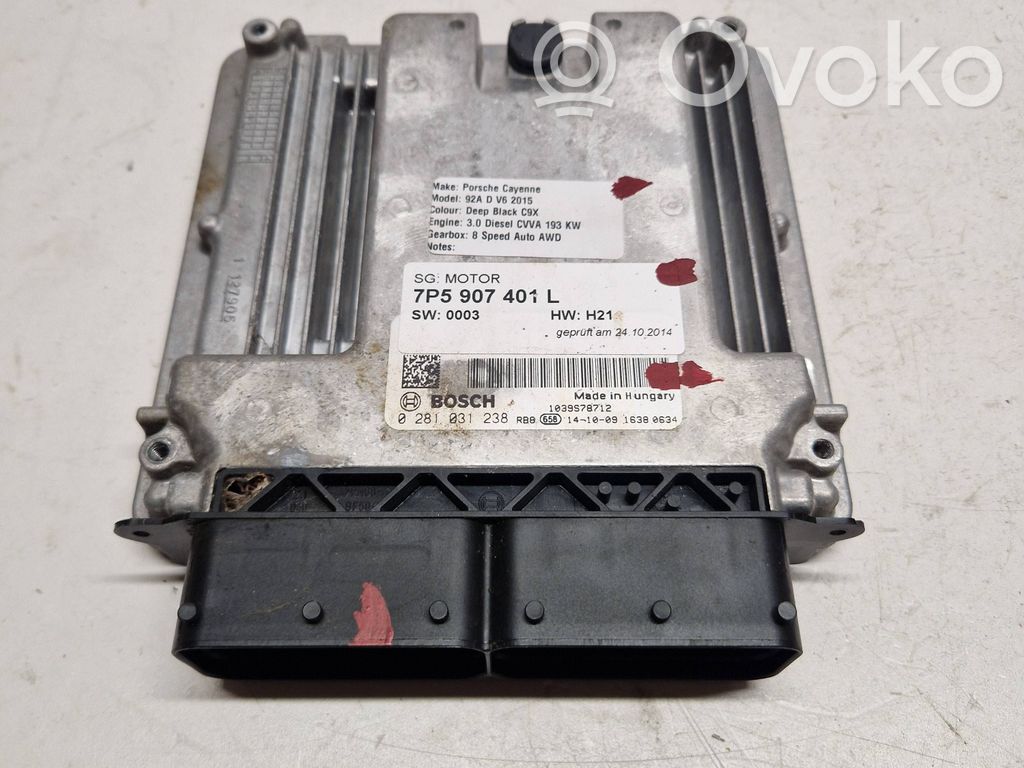 Porsche Cayenne (92A) Engine control unit/module 