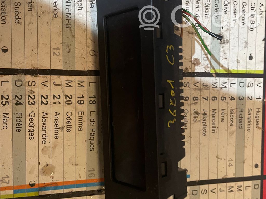 Citroen C3 Clock 