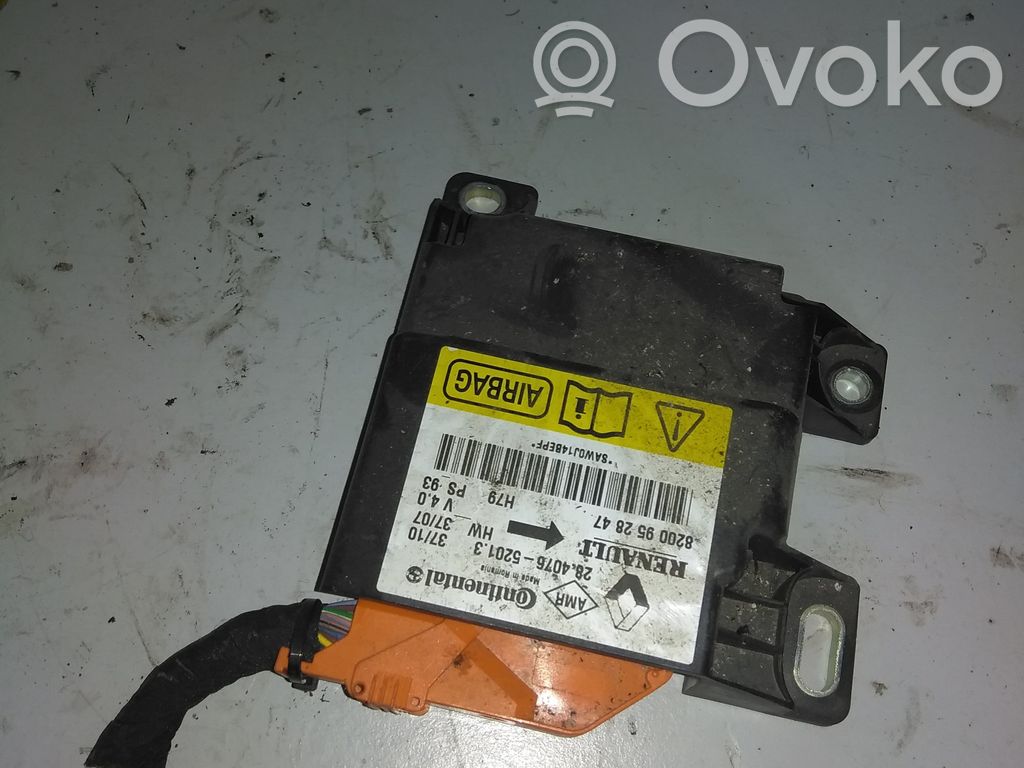 Airbag control unit/module   8201385569,27420180,37783,VDMS18