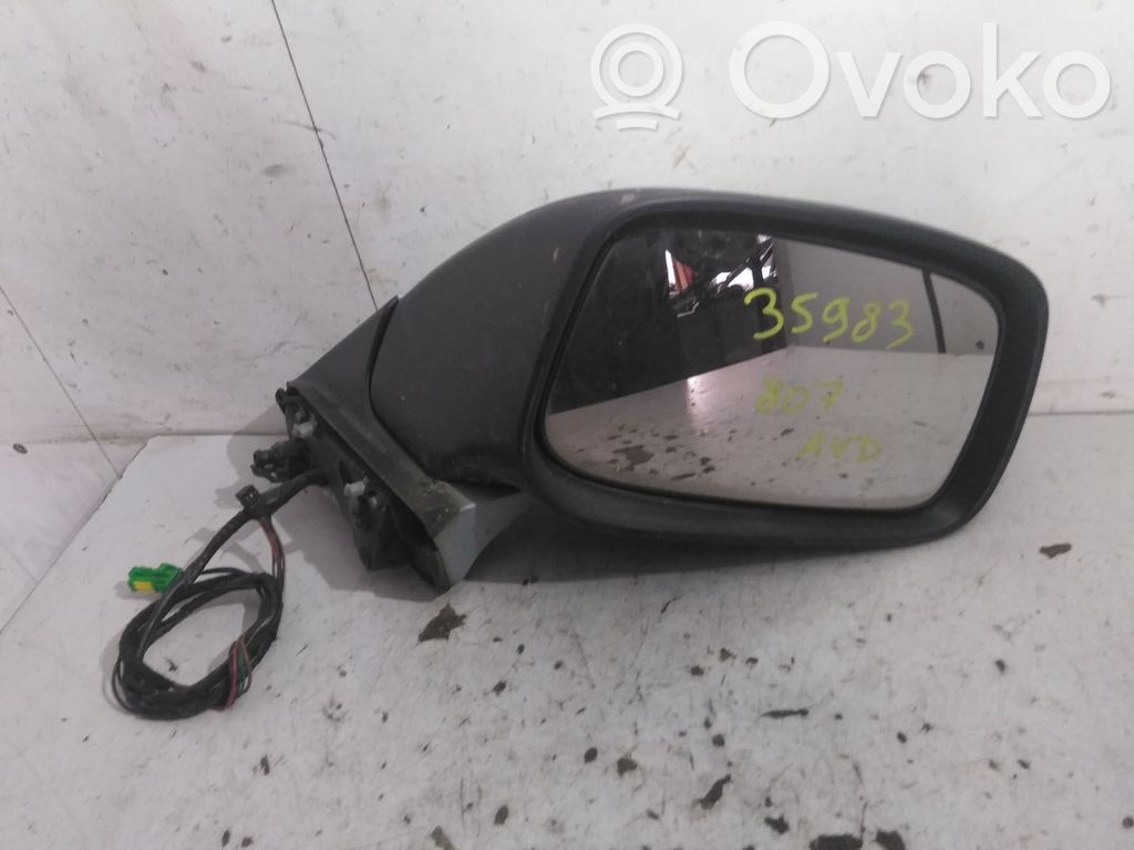 Peugeot 807 Elektryczne lusterko boczne drzwi przednich 