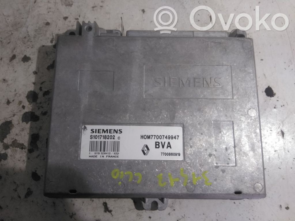 Renault Clio I Engine control unit/module ECU 