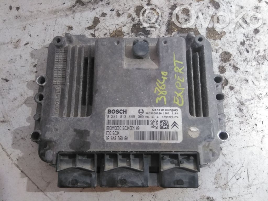 Peugeot Expert Engine ECU kit and lock set 