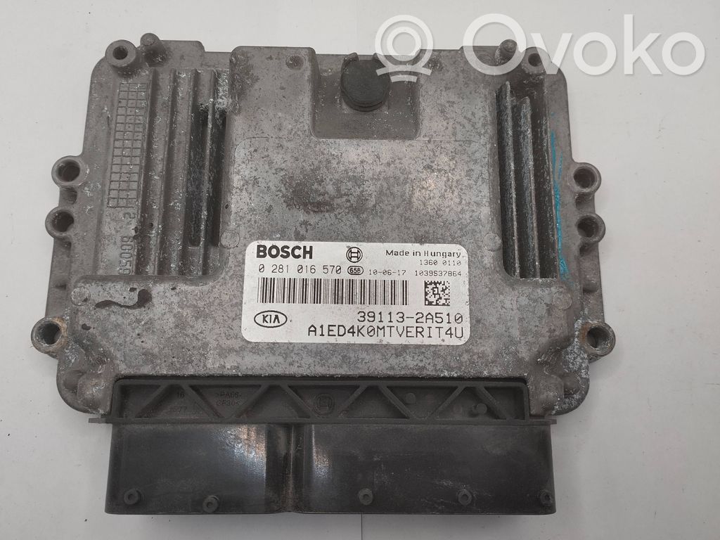 Engine control unit/module   391132A510,0281016570,1039S37864