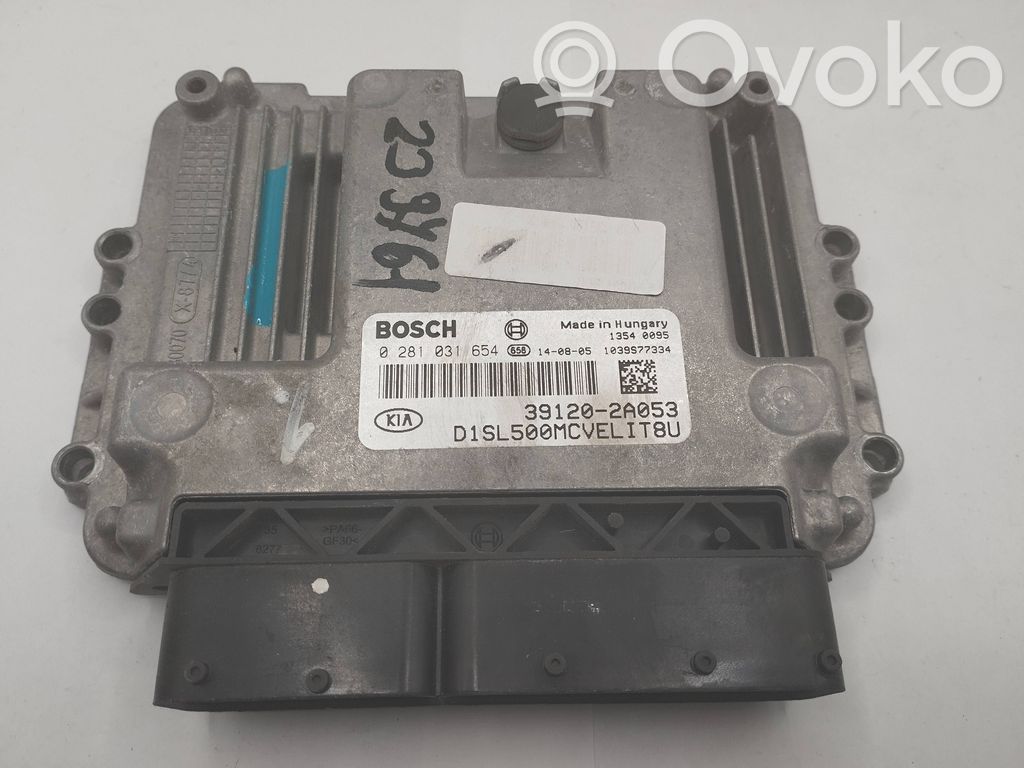 Engine control unit/module   391202A053,0281031654,1039S77334