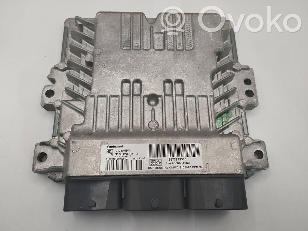 Engine control unit/module   S180123006,9666681180,9677243580
