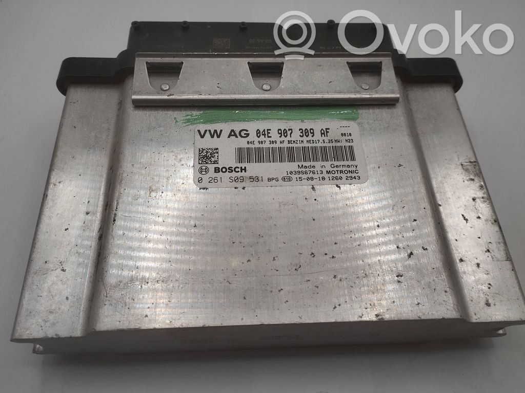 Engine control unit/module   04E907309AF,0261S09531