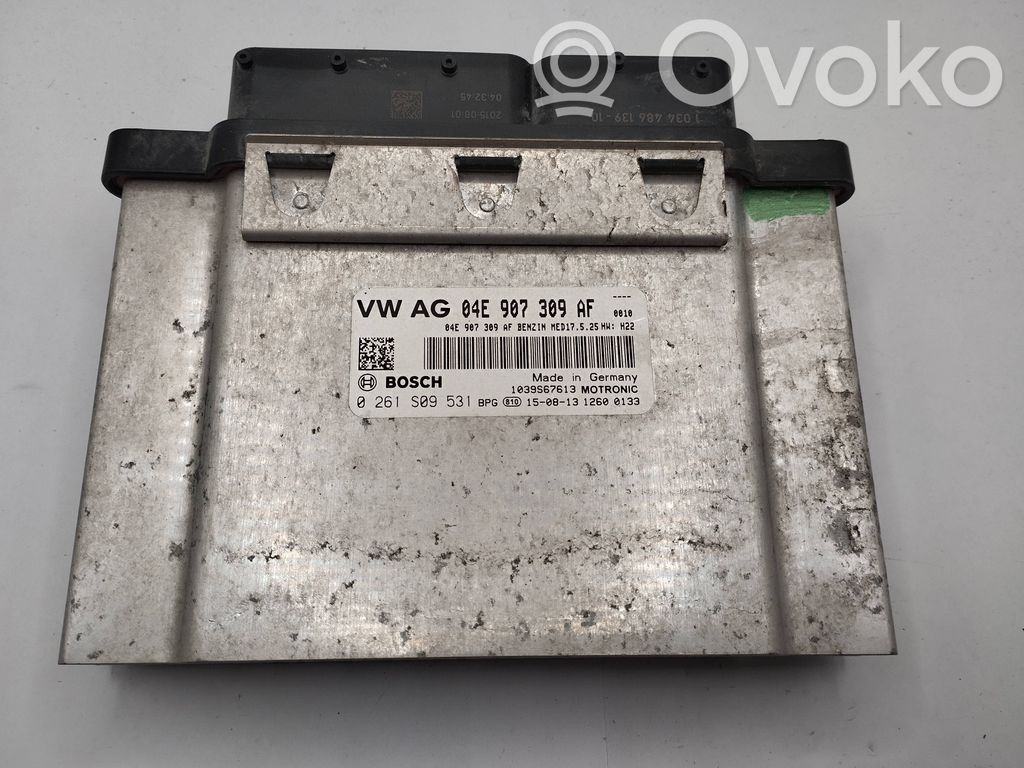 Engine control unit/module   04E907309AF,0261S09531