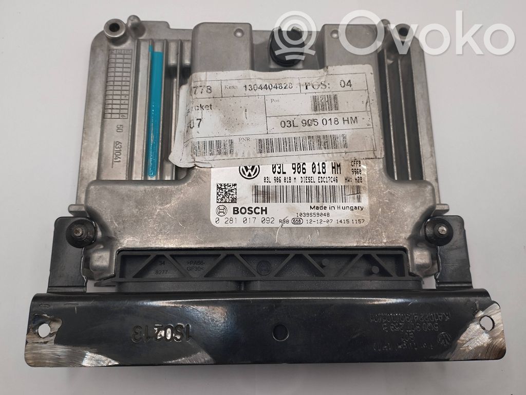 Seat Alhambra (Mk2) Engine control unit/module 