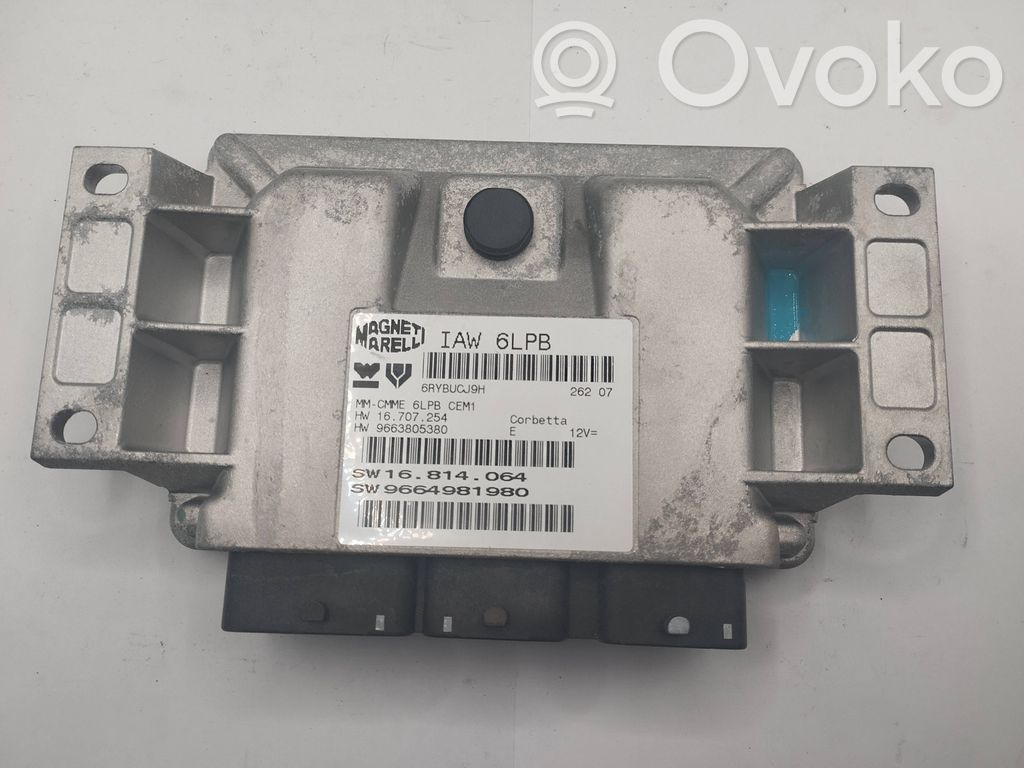 Peugeot 307 Unitate/modul de control motor 