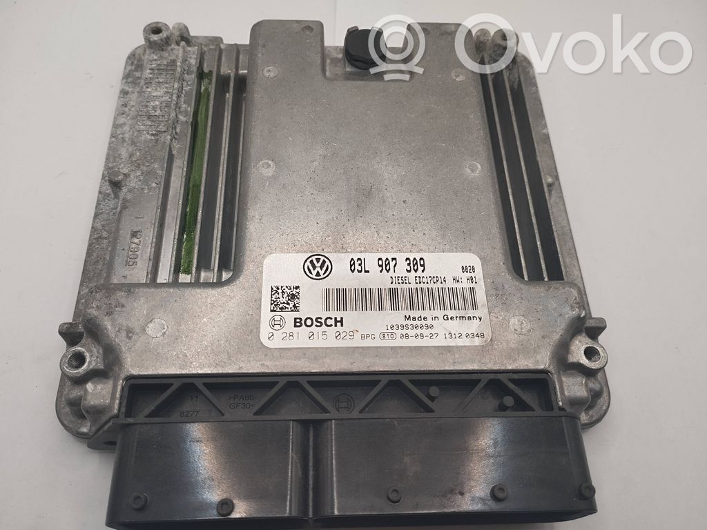 Engine control unit/module   03L907309,1039S30090,0281015029