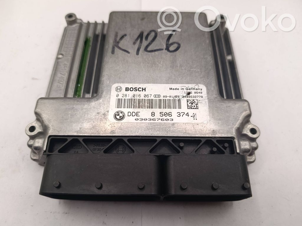 Unidad de control/módulo del motor   0281016067,030367603,8506374