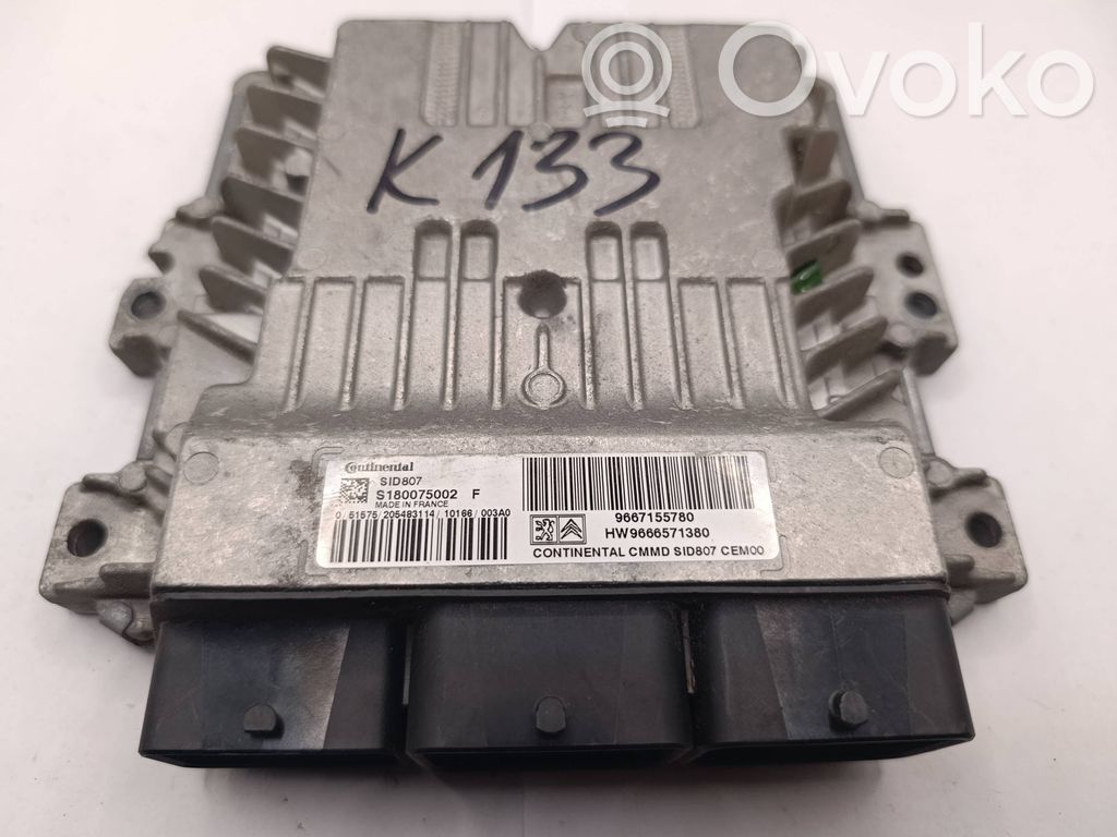 Peugeot 308 Engine control unit/module 