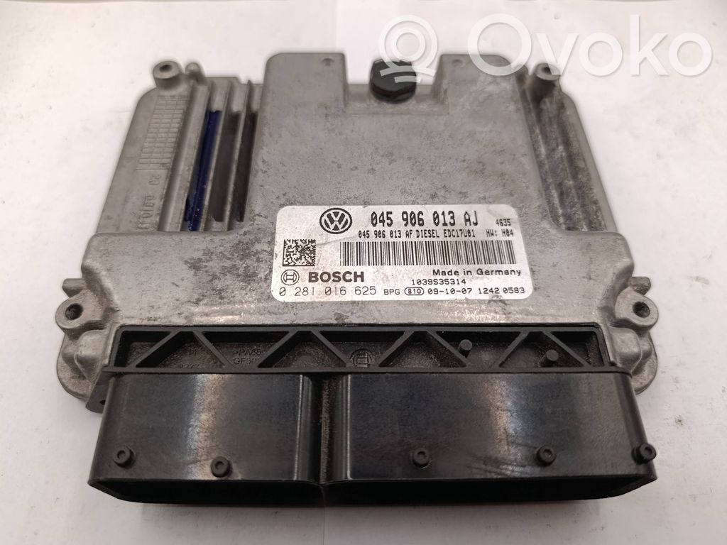 Engine control unit/module   045906013AJ,045906013AF,0281016625