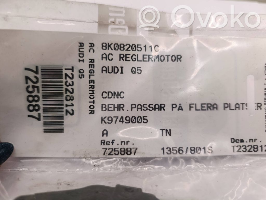 Audi A5 8T 8F Stellmotor Heizung Klima 
