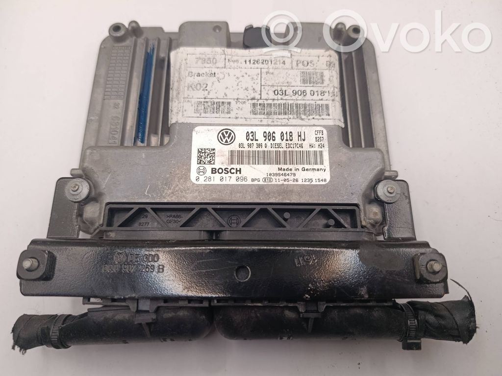 Engine control unit/module   03L906018HJ,03L906018H,03L907309Q,0281017096