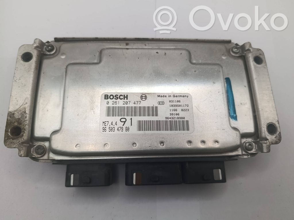Peugeot 207 Unitate/modul de control motor 