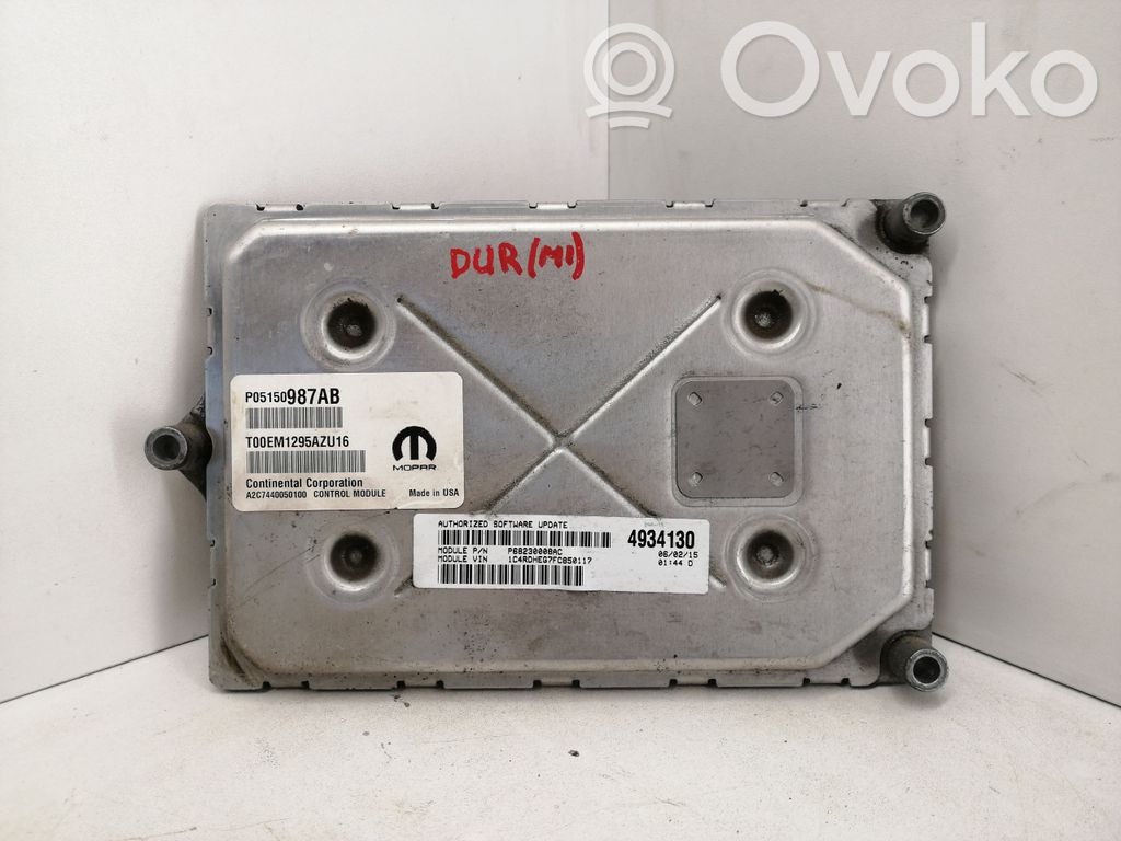 Engine control unit/module   P05150987AB,P68230008AC,4934130
