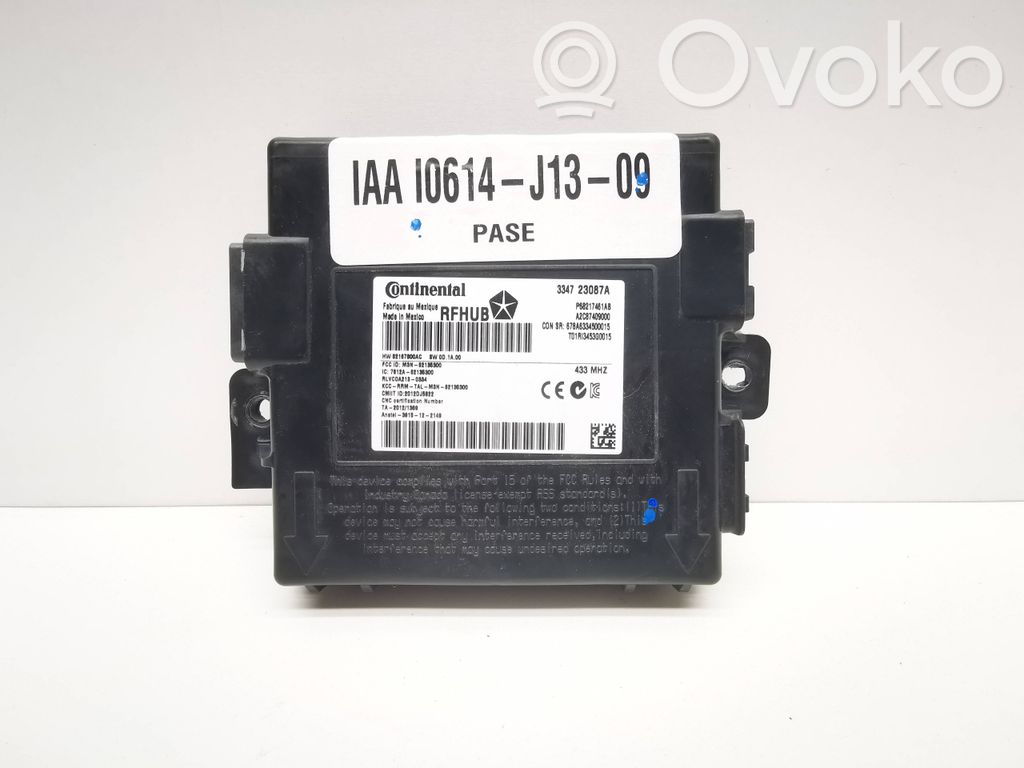 Dodge Durango Keyless (KESSY) go control unit/module 