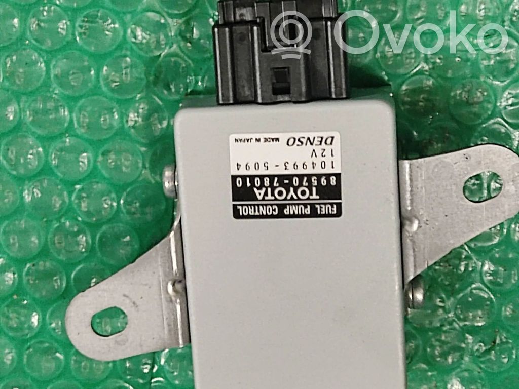 Lexus NX Fuel injection pump control unit/module 