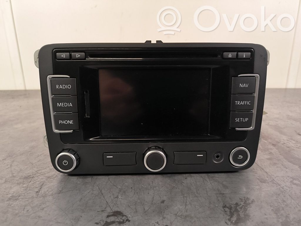 Volkswagen Touran II Panel / Radioodtwarzacz CD/DVD/GPS 