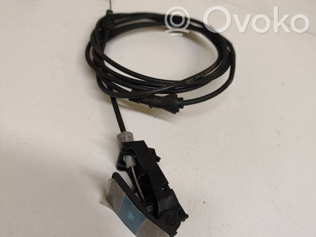 Engine bonnet/hood lock release cable   68228396AC,613273600