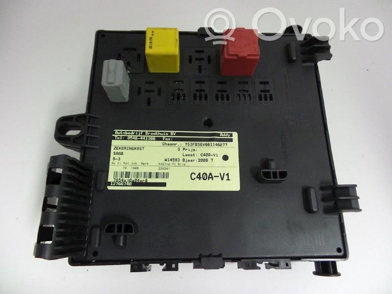 Saab 9-3 Ver2 Set cutie siguranțe 