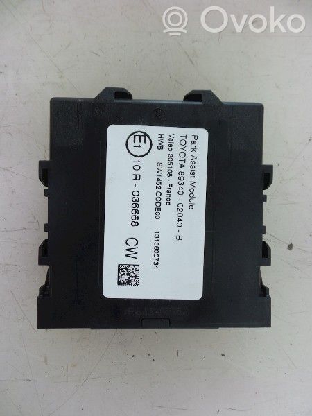Toyota Auris E180 Parking PDC control unit/module 
