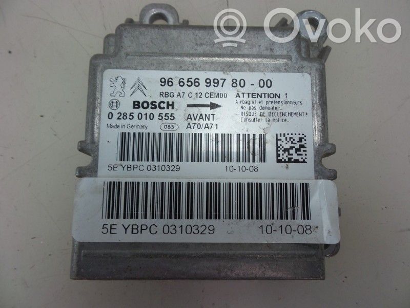 Peugeot 207 Airbag control unit/module 