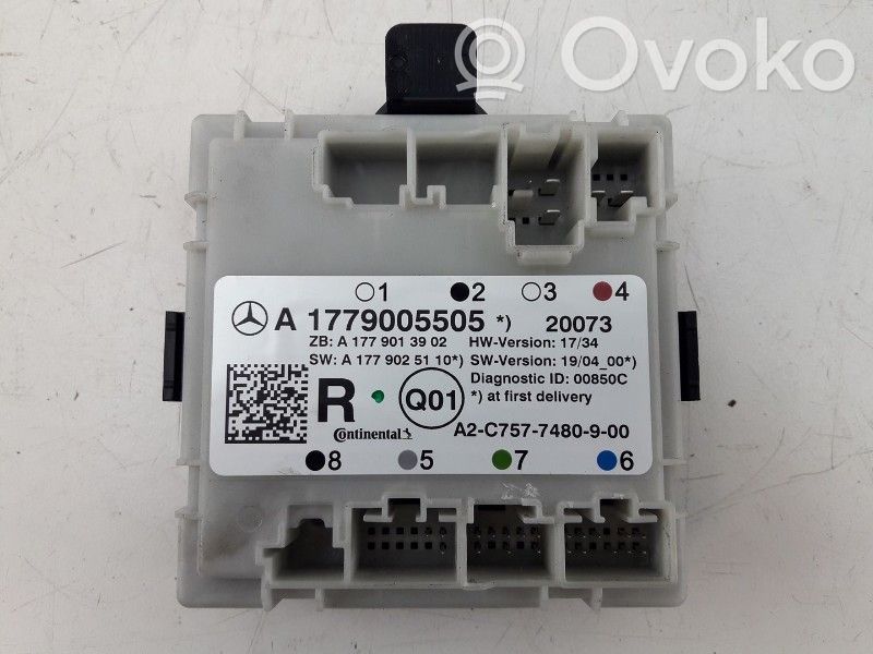 Mercedes-Benz A W177 Door central lock control unit/module 