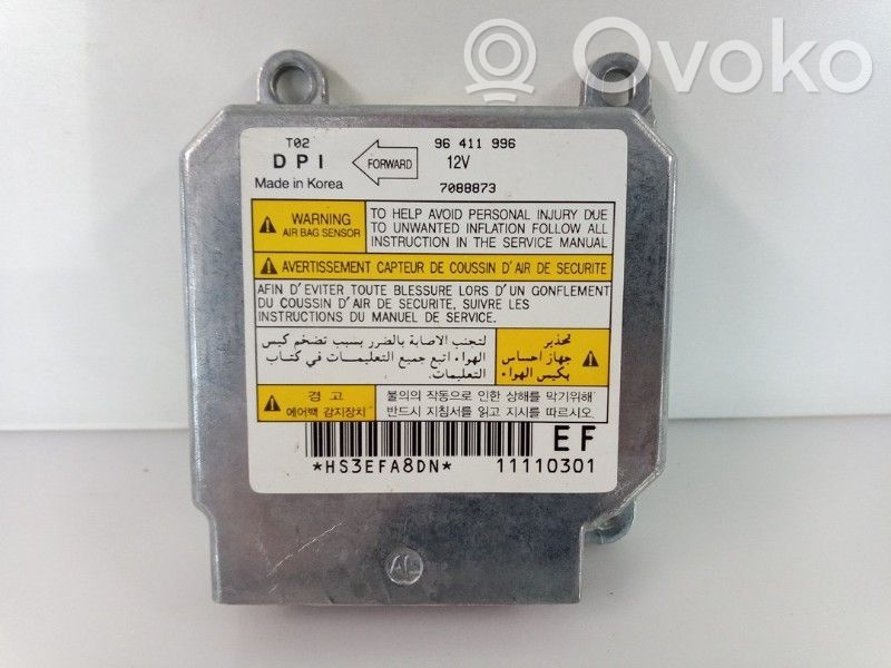 Daewoo Kalos Unidad de control/módulo del Airbag 
