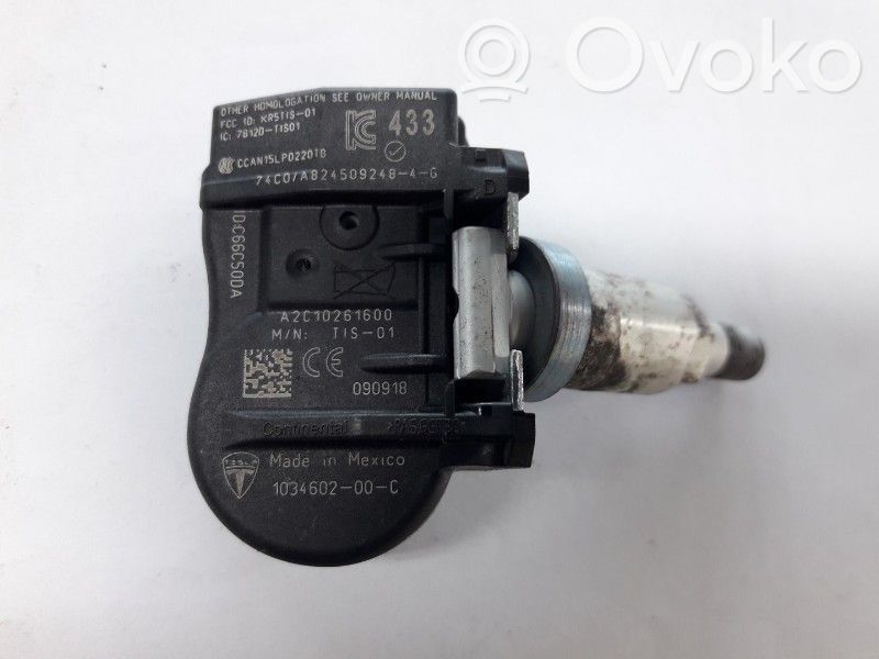 Tesla Model X Sensor de presión del neumático 