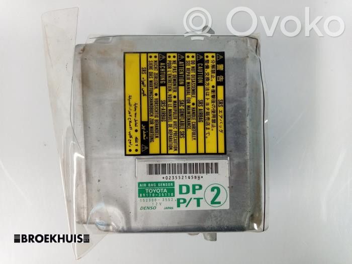 Toyota Hilux (N140, N150, N160, N170) Module de contrôle airbag 