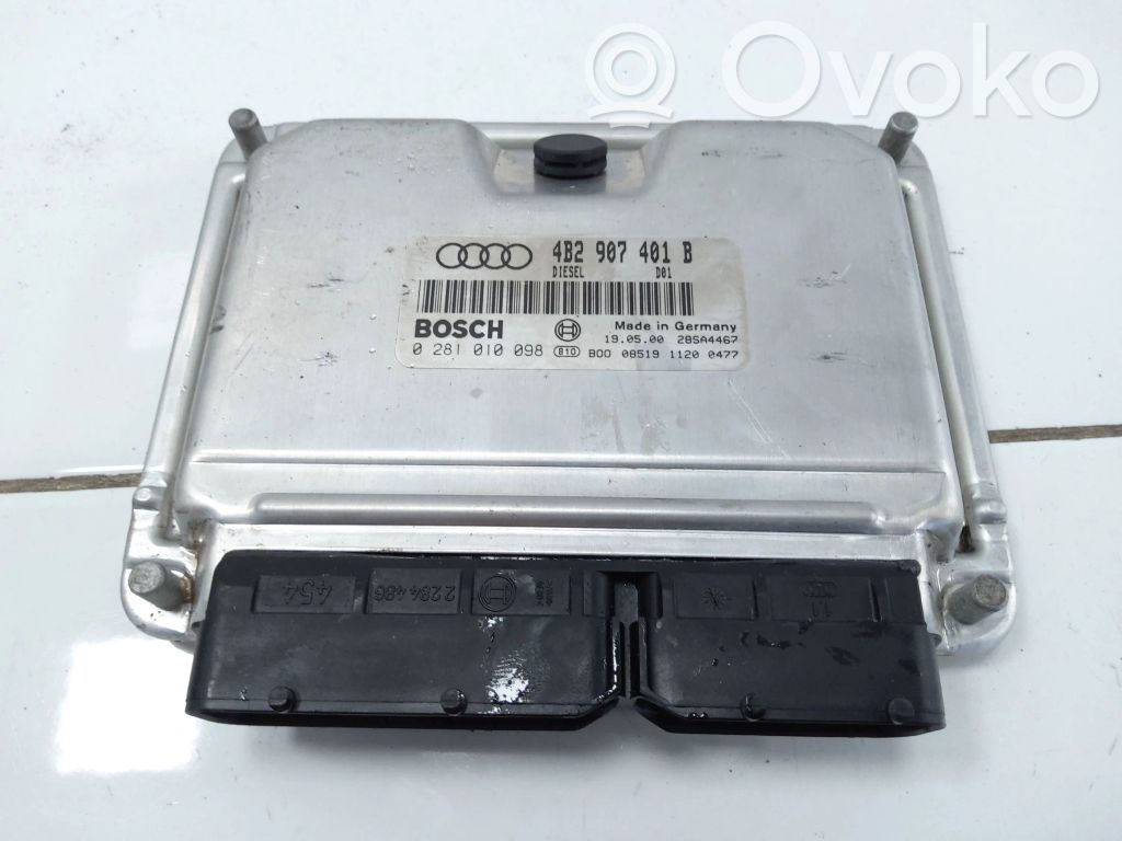 Engine control unit/module   4B2907401B,28SA4467,0281010098