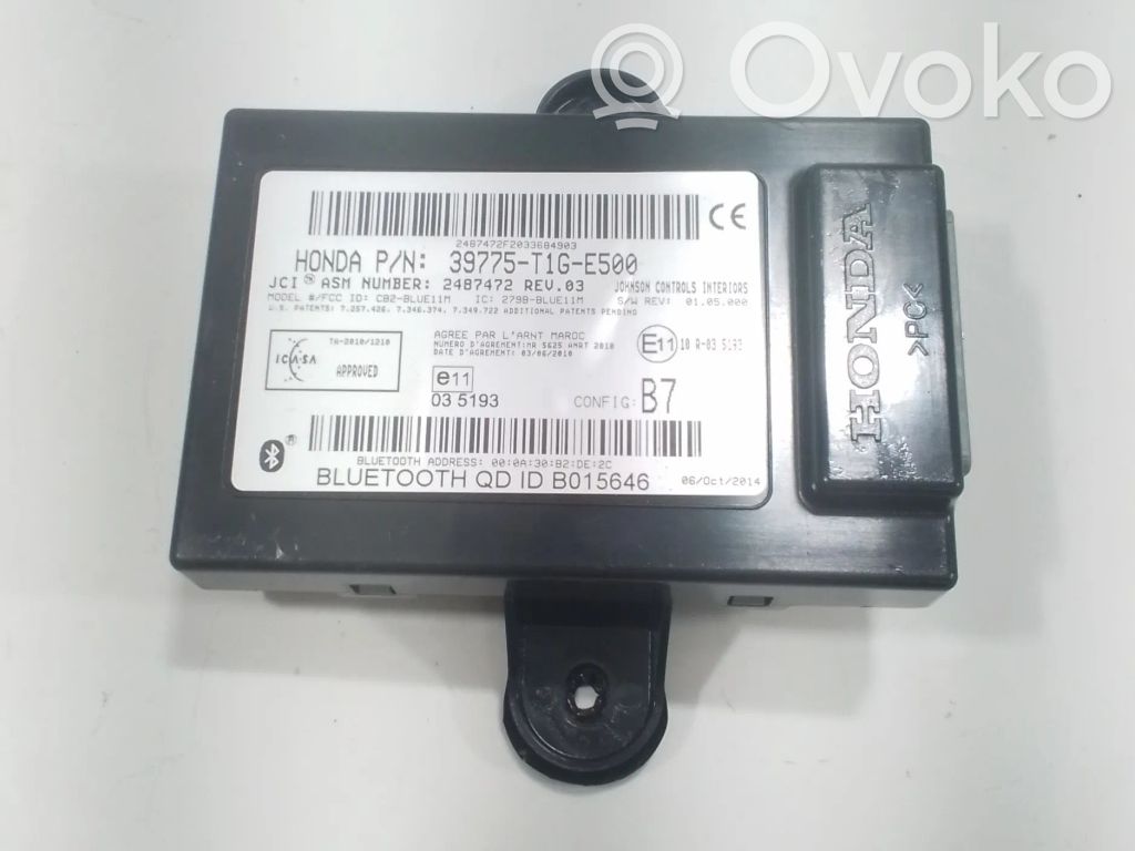Bluetooth control unit module   39775T1GE500,2487472